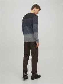 Jack & Jones Plain Knitted pullover -Navy Blazer - 12157321