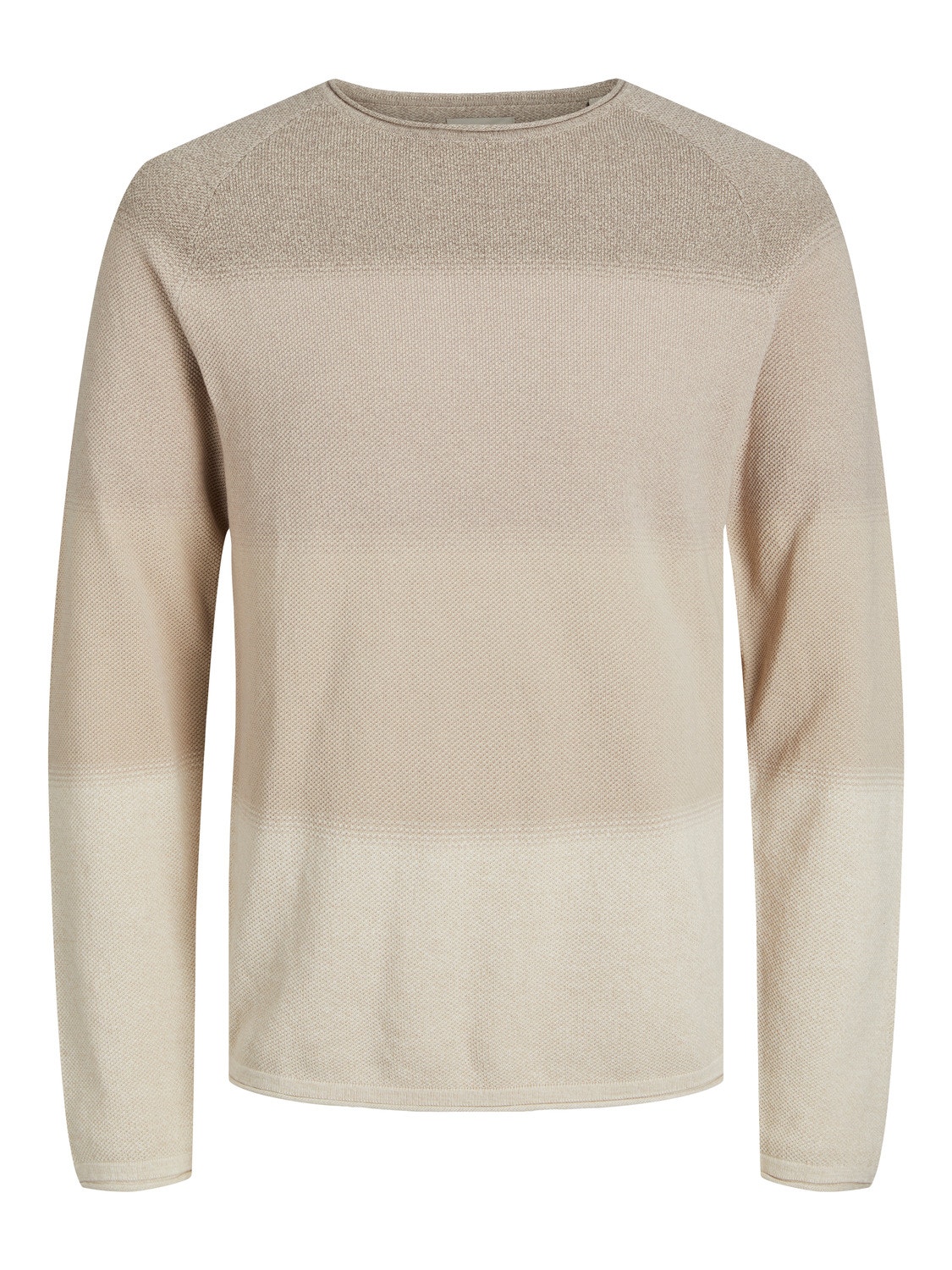 Jack & Jones Jersey con cuello redondo -Oatmeal - 12157321