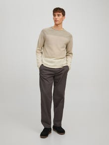 Jack & Jones Vienspalvis Megztinis -Oatmeal - 12157321