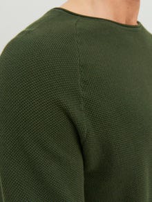 Jack & Jones Gładki Sweter z dzianiny z okrągłym dekoltem -Mountain View - 12157321