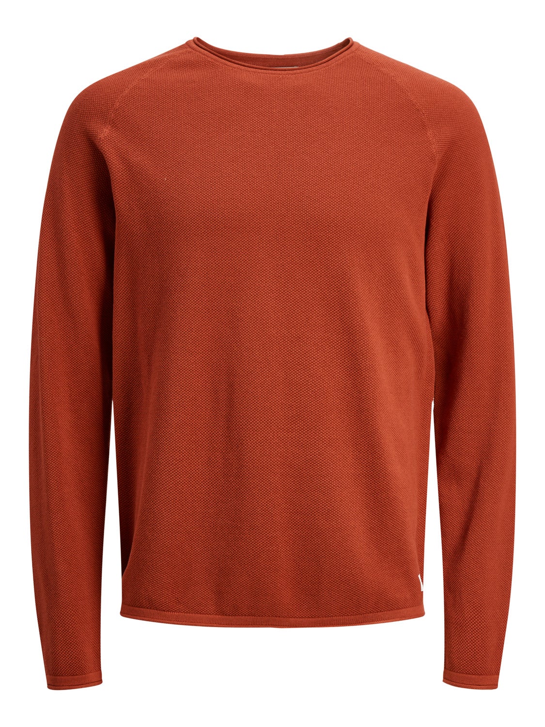 Einfarbig Strickpullover mit Rundhals | Dunkelrot | Jack & Jones®