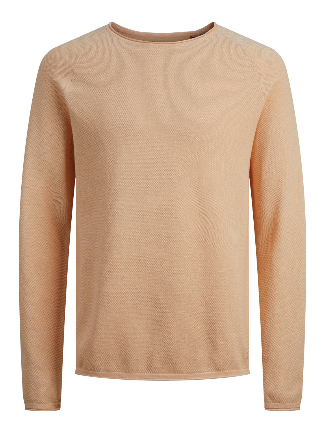 Jack & Jones Plain Knitted pullover -Apricot Ice  - 12157321