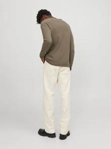 Jack & Jones Plain Knitted pullover -Bungee Cord - 12157321