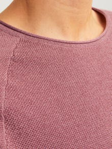 Jack & Jones Plain Knitted pullover -Mesa Rose - 12157321