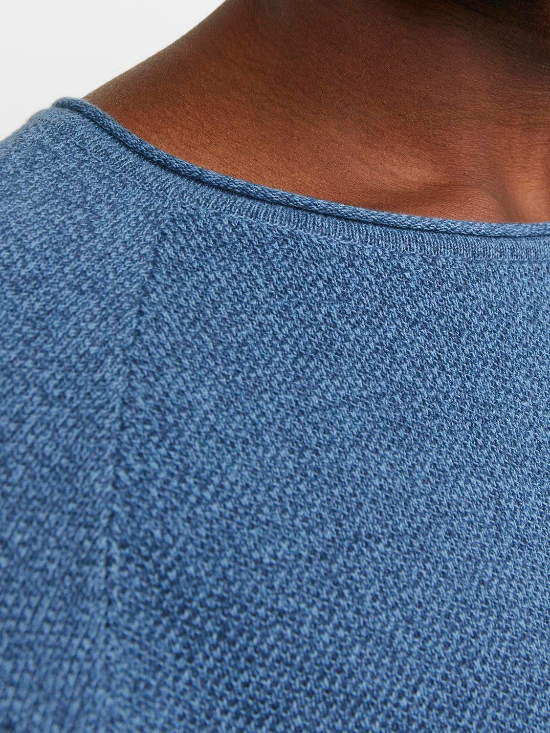 Jack & Jones Plain Knitted pullover -Pacific Coast - 12157321