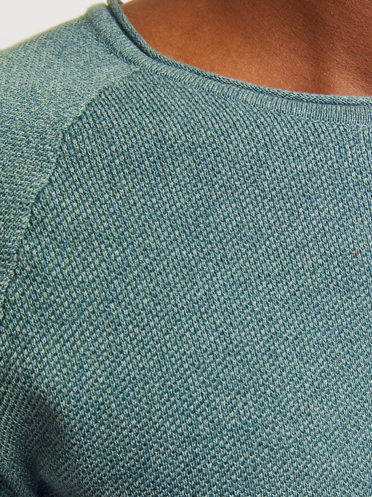 Jack & Jones Sima Személyzeti nyakú pulóver -Goblin Blue - 12157321