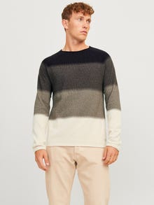 Jack & Jones Plain Knitted pullover -Mulch - 12157321