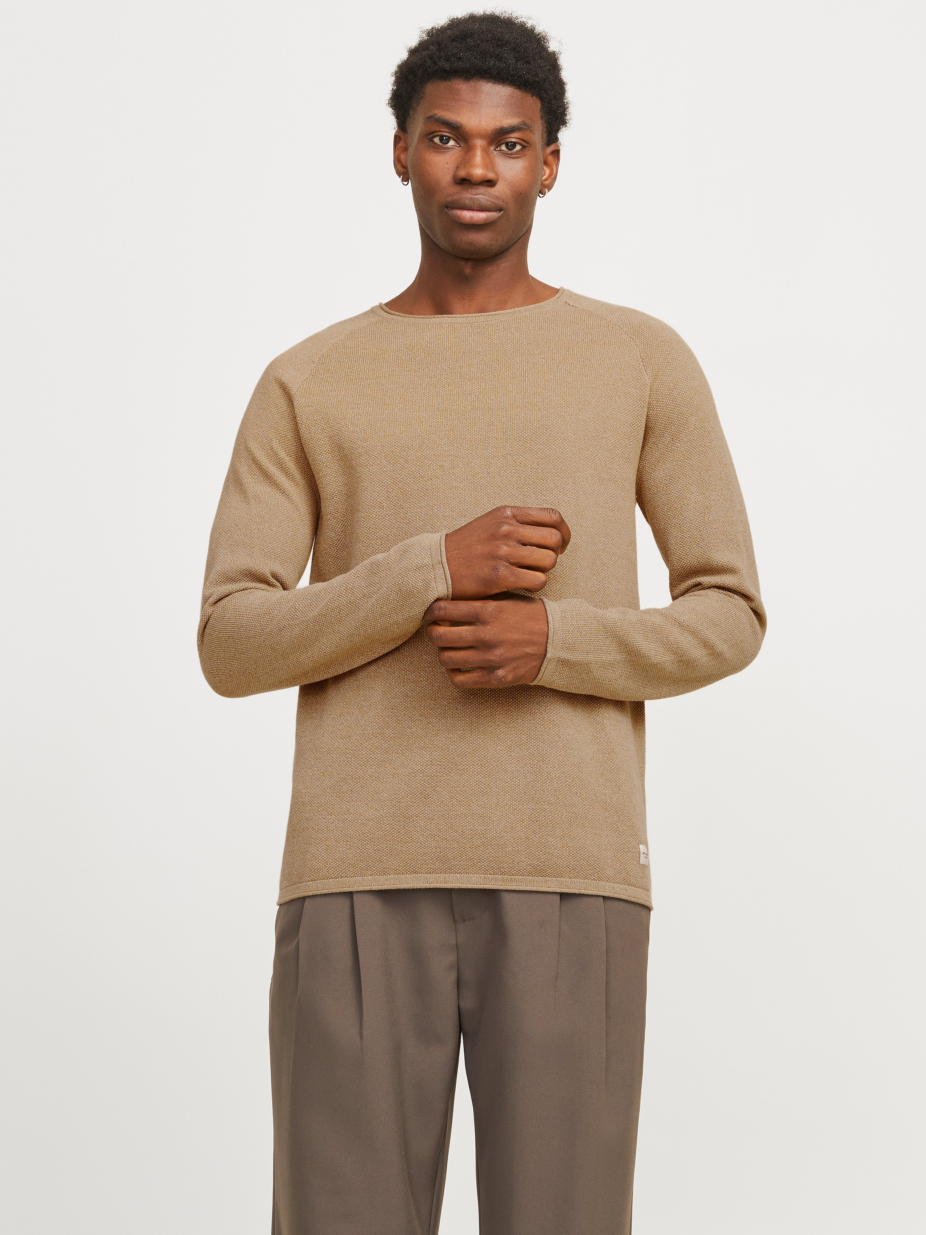 Thumbnail - Einfarbig Strickpullover