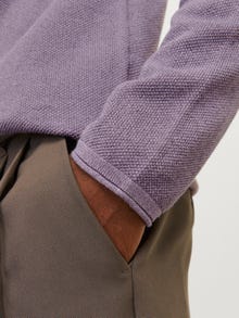 Jack & Jones Enfärgat Stickad tröja -Gray Ridge - 12157321