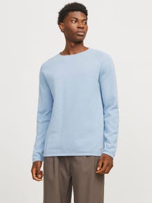 Jack & Jones Vanlig Strikkegenser -Cashmere Blue - 12157321
