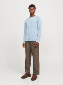 Jack & Jones Vanlig Strikkegenser -Cashmere Blue - 12157321