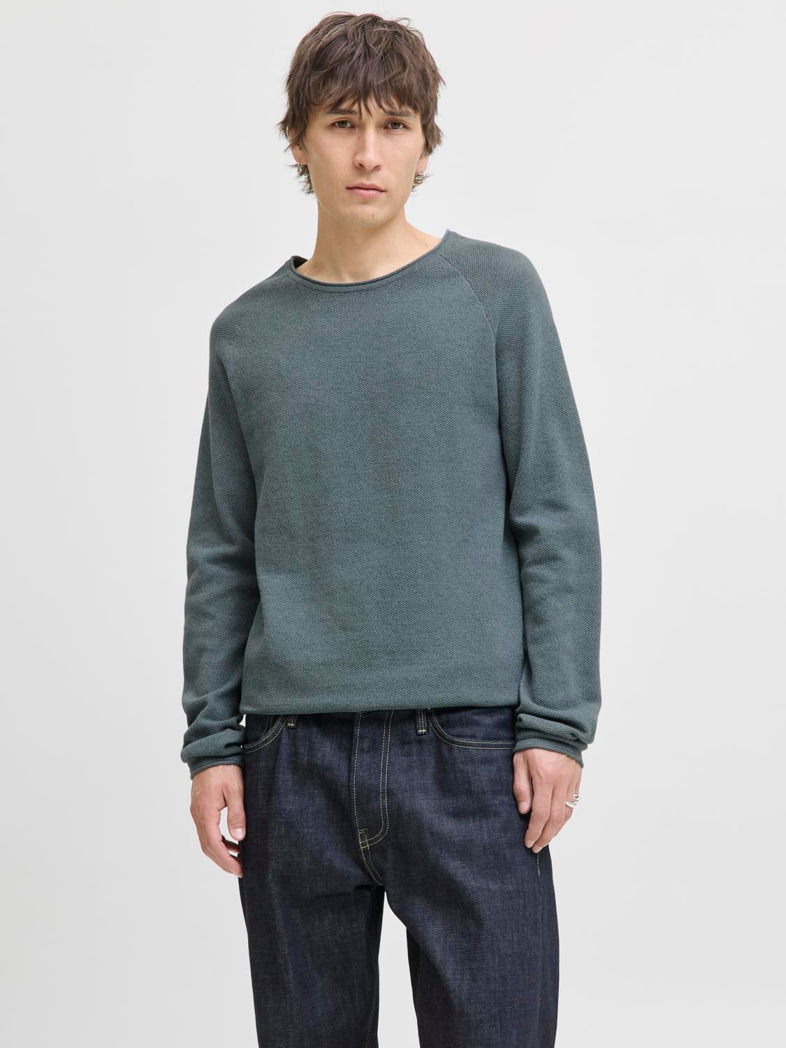 Thumbnail - Einfarbig Strickpullover