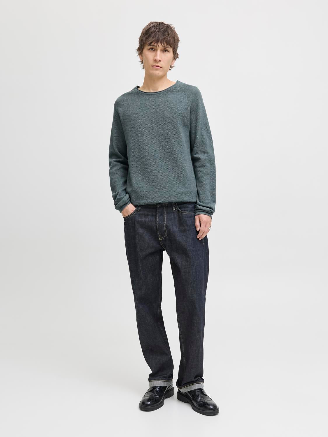 Thumbnail - Einfarbig Strickpullover