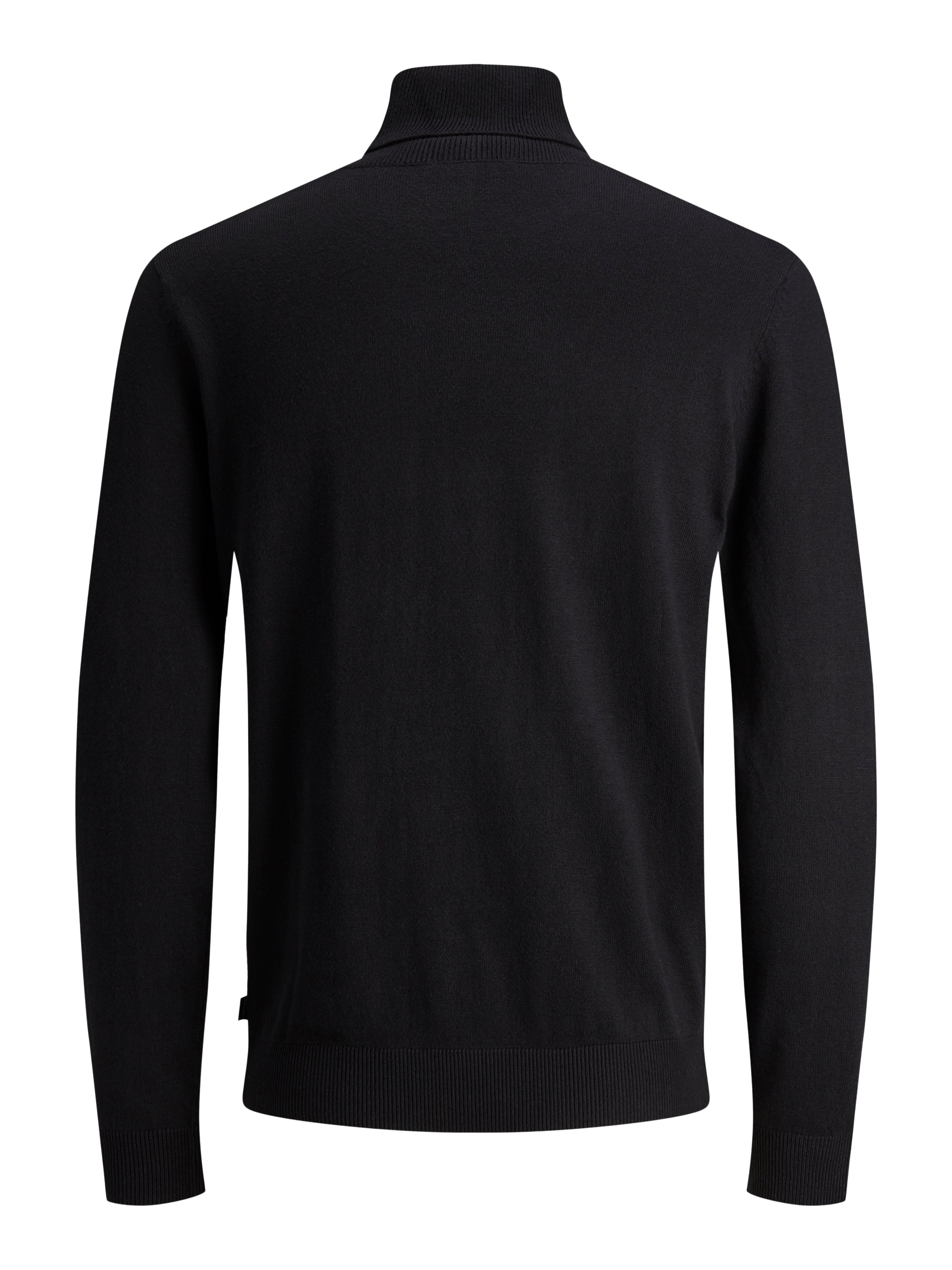 Plain Turtleneck | Black | Jack & Jones®