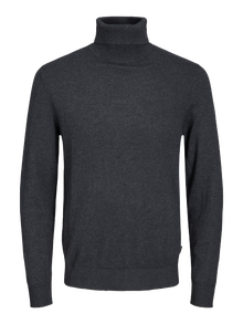 Jack & Jones Cuello alto -Dark Grey Melange - 12157417
