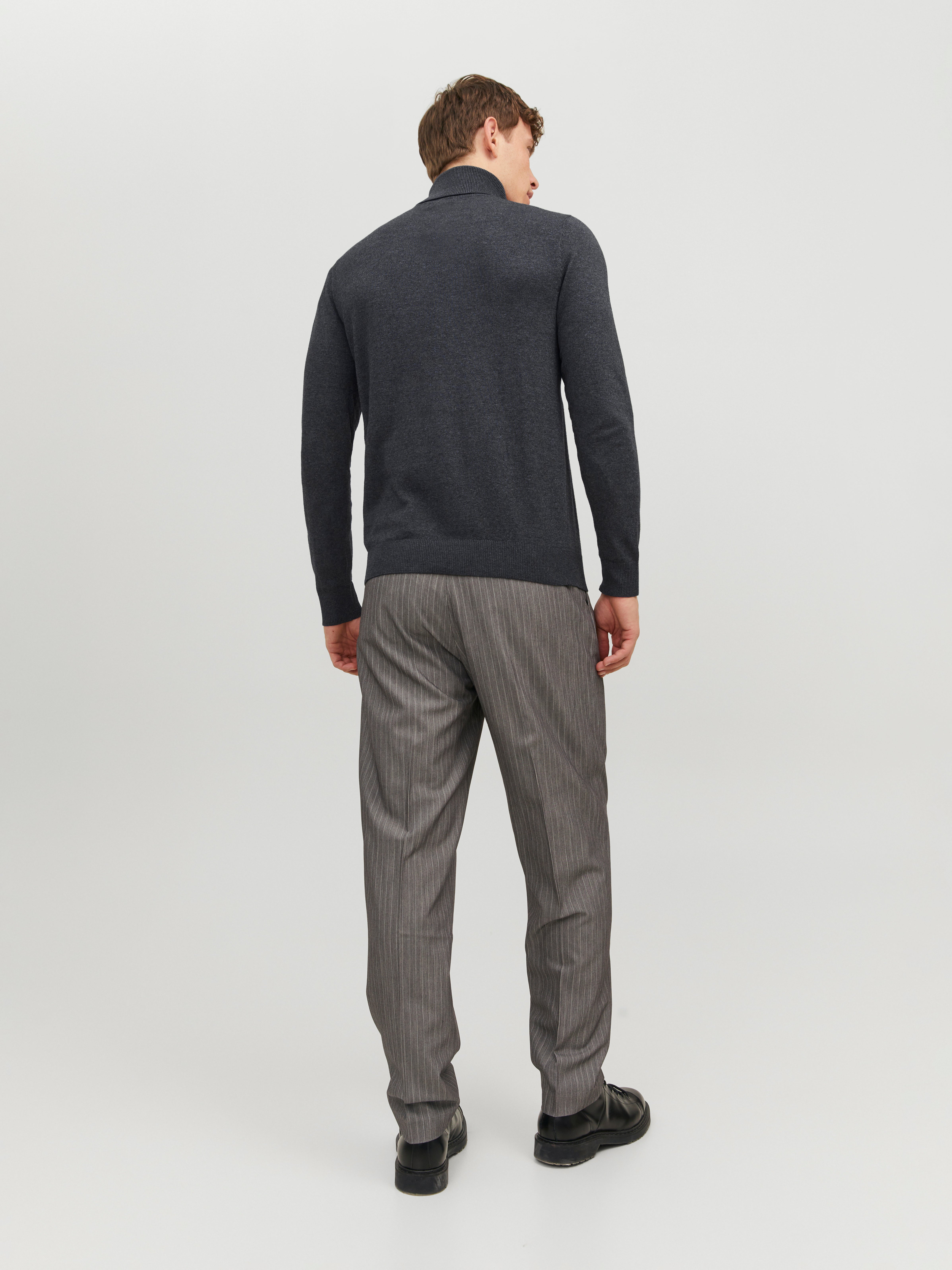 Plain Turtleneck | Dark Grey | Jack & Jones®