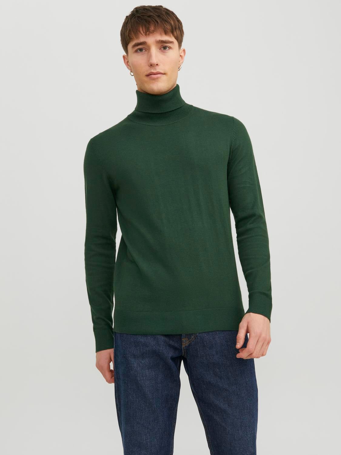 Plain on sale green jumper