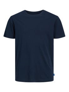 Jack & Jones Vanlig T-skjorte For gutter -Navy Blazer - 12158433