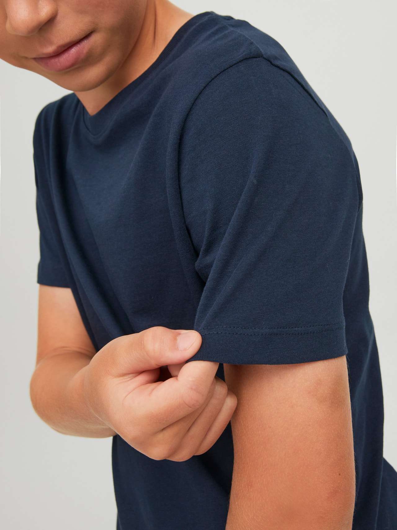Jack & Jones Camiseta Liso Para chicos -Navy Blazer - 12158433