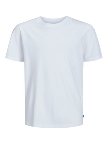 Jack & Jones Vanlig T-skjorte Junior -White - 12158433