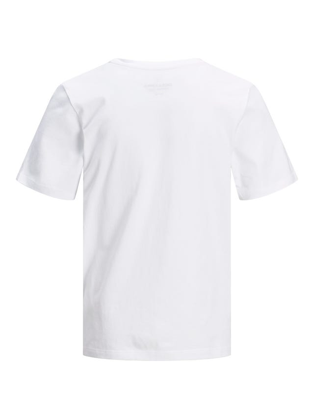 Jack & Jones Ensfarvet T-shirt Til drenge - 12158433