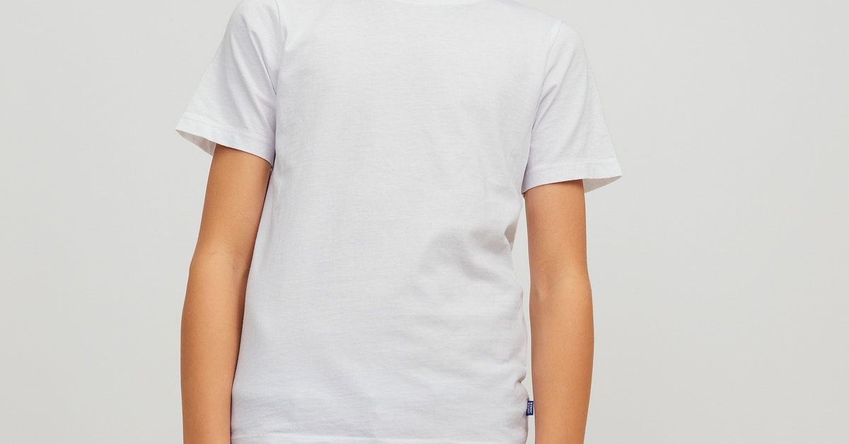 Anton T-Shirt Ml Homme JACK AND JONES BLANC pas cher - T-shirt