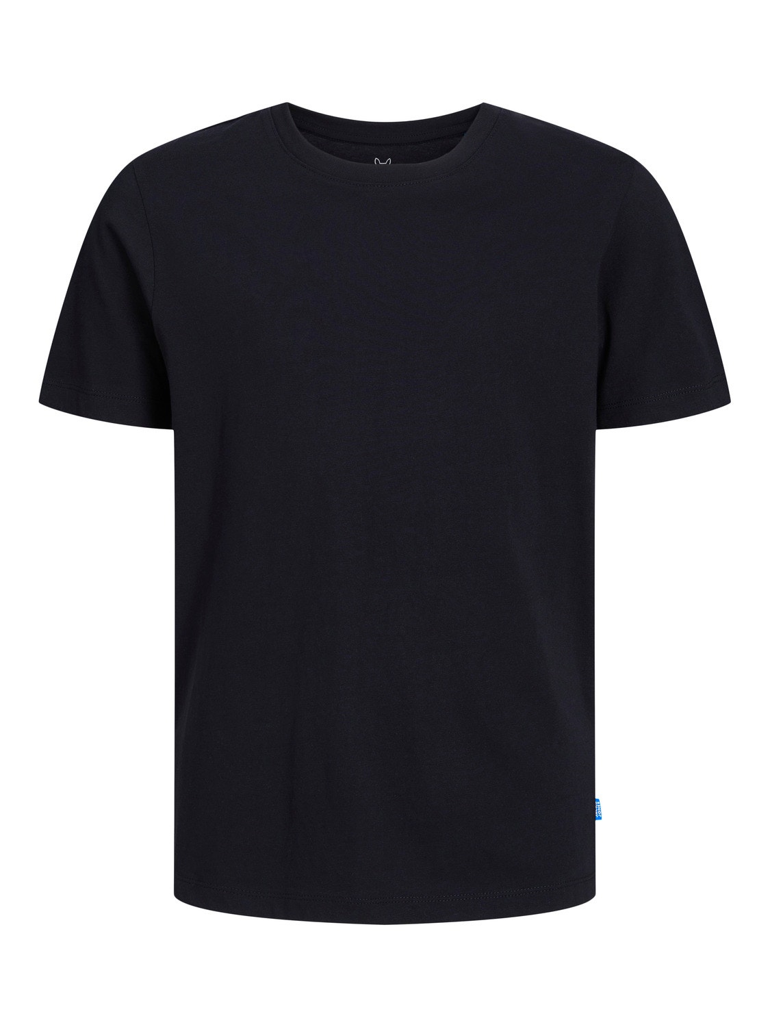 Jack & Jones Gładki T-shirt Dla chłopców -Black - 12158433