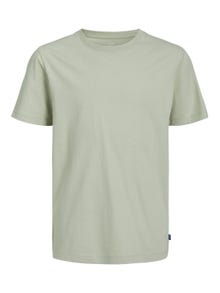 Jack & Jones Plain T-shirt For boys -Desert Sage - 12158433