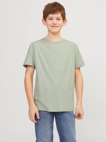 Jack & Jones Einfarbig T-shirt Für jungs -Desert Sage - 12158433