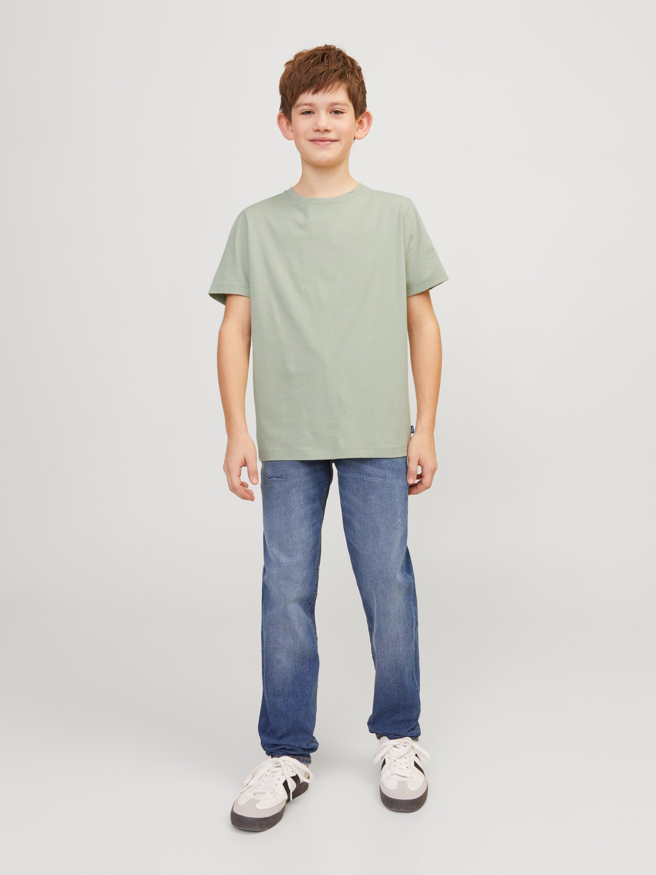 Jack & Jones Vienspalvis Marškinėliai For boys -Desert Sage - 12158433