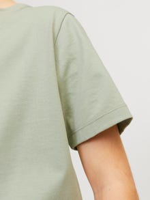 Jack & Jones Vanlig T-skjorte For gutter -Desert Sage - 12158433