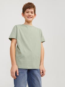 Jack & Jones Einfarbig T-shirt Für jungs -Desert Sage - 12158433