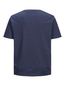 Jack & Jones Plius Vienspalvis Marškinėliai -Navy Blazer - 12158482