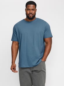 Jack & Jones Plus Size Einfarbig T-shirt -Oceanview - 12158482