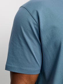 Jack & Jones Plus Size Einfarbig T-shirt -Oceanview - 12158482