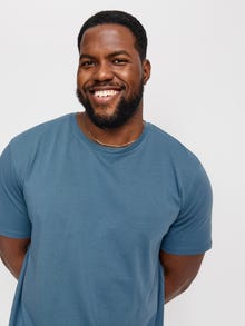 Jack & Jones Plus Size Plain T-shirt -Oceanview - 12158482