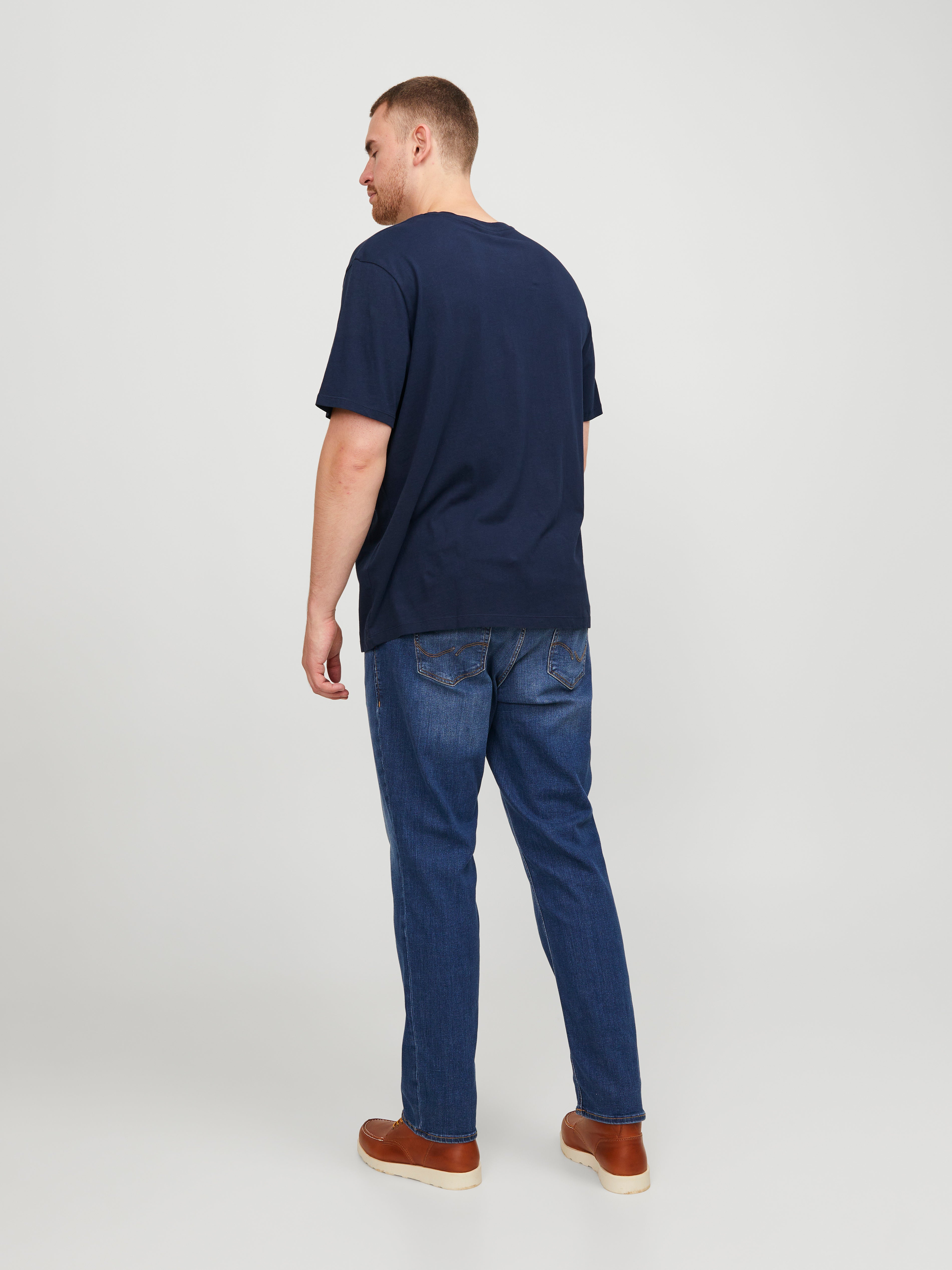 JACK & JONES PLUS SIZE T-shirt JPRBLUWIN Plus Size lichtblauw