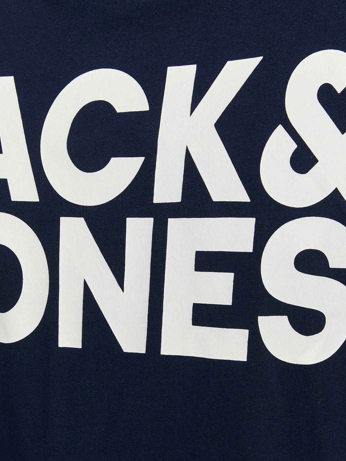 Jack & Jones Plus Logo T-särk -Navy Blazer - 12158505