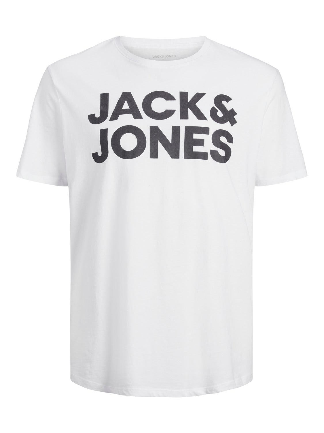 Jack & Jones White Tropicana Logo T-Shirt