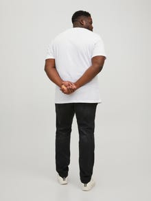 Jack & Jones Plus Size Logo T-skjorte -White - 12158505