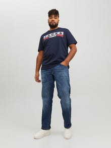 Jack & Jones Plus Size T-shirt Con logo -Navy Blazer - 12158505