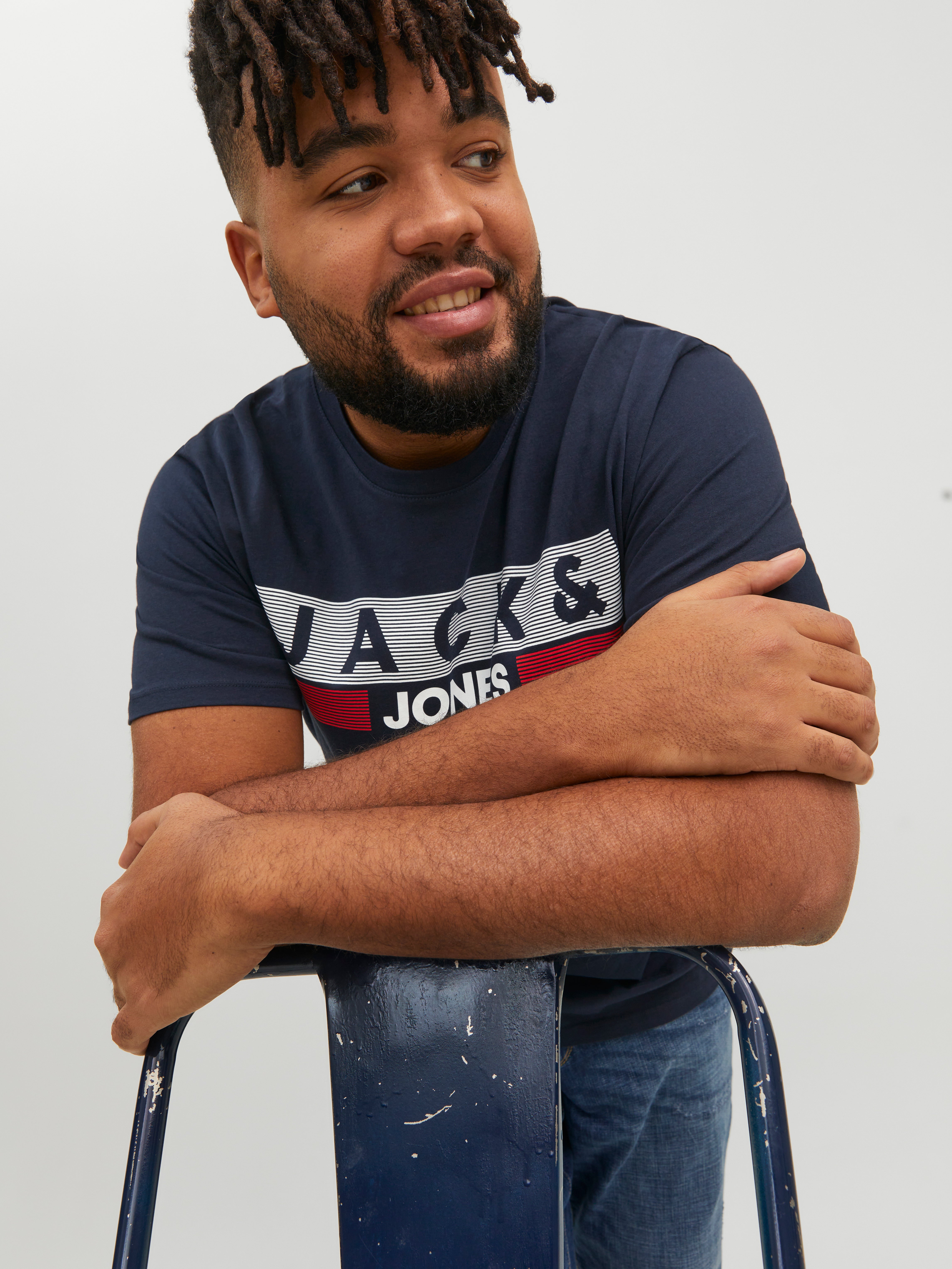 Jack & Jones Plus Size Logo T-shirt - 12158505