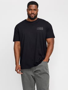 Jack & Jones Plus Size T-shirt Logo -Black - 12158505