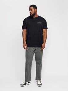 Jack & Jones Plus Size Logo T-shirt -Black - 12158505