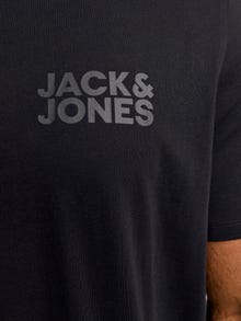Jack & Jones Plus Size T-shirt Logo -Black - 12158505