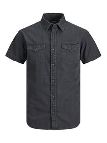 Jack & Jones Regular Fit Denim Shirt -Black Denim - 12159371