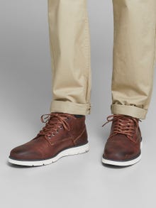 Jack & Jones Lær Boots -Brandy Brown - 12159513