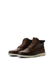 Jack & Jones Leather Boots -Brandy Brown - 12159513