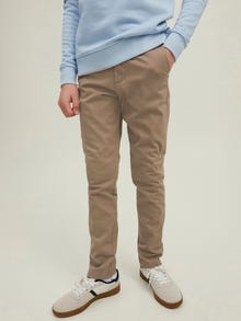 Jack & Jones Calças Chino Slim Fit Junior -Beige - 12160026