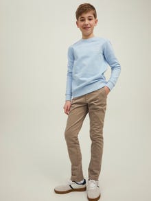 Jack & Jones Calças Chino Slim Fit Junior -Beige - 12160026